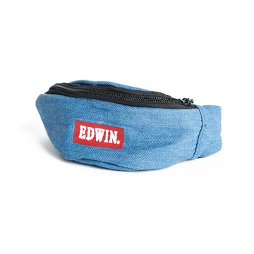 EDWIN｜丹寧風格｜寵物牛仔腰包｜拔洗藍