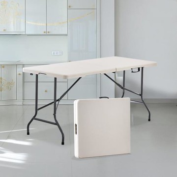 【AOTTO】 150加寬桌面手提式折疊式戶外露營桌(戶外桌 工作桌 會議桌 餐桌