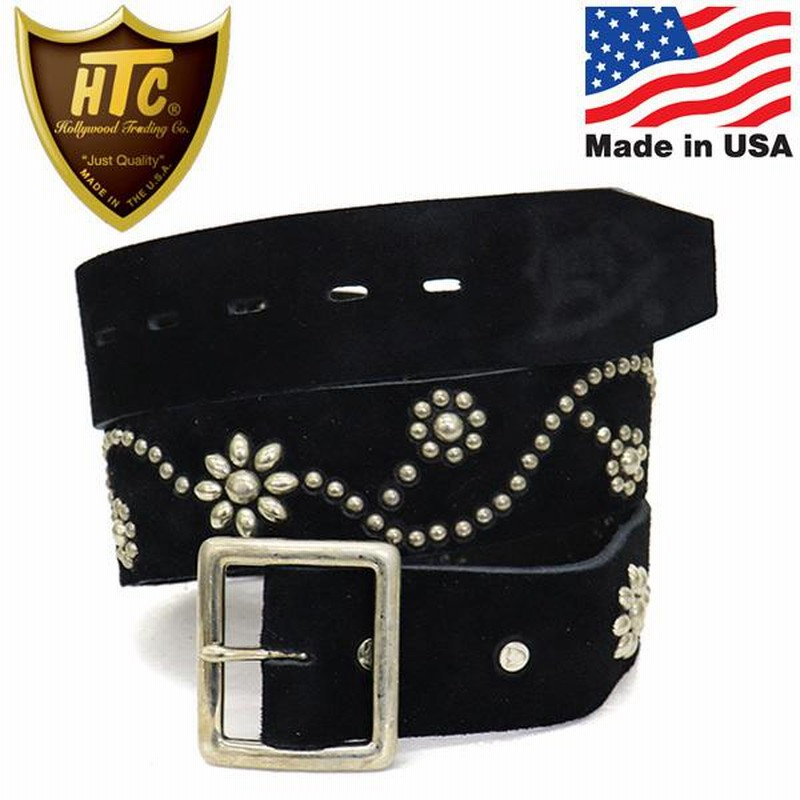 HTC (Hollywood Trading Company) Belt Suede #24 1.75インチ スエード