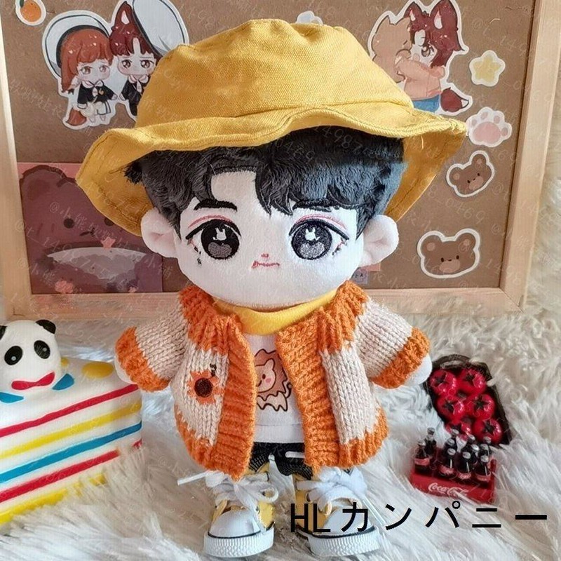 kpop ぬいぐるみ ドール 服 甚平 20cm