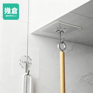 無痕掛鉤【幾倉-現貨附發票】子母扣 掛勾 無痕貼 掛勾貼片 卡扣 貼片無痕貼 免釘 無痕貼 免釘掛勾 無痕勾 相框 螺絲