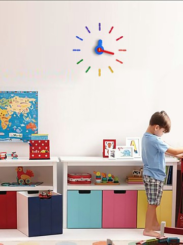 簡約創意家用掛鐘客廳靜音免打孔裝飾時鐘極簡輕奢掛墻鐘表現代