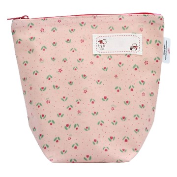 Shushu Room 兒童防水牙刷杯毛巾收納袋  18 x 18 cm  粉紅鬱金香