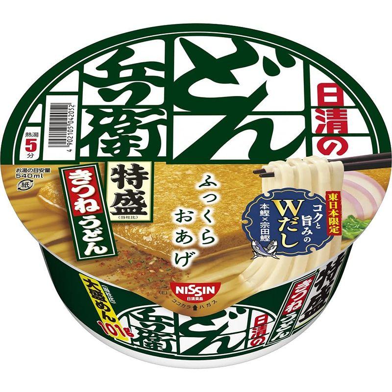 日清食品 どん兵衛 特盛きつねうどん 東 131g×12個