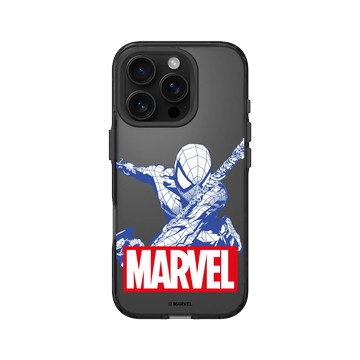 iPhone 16 Pro Clear 酷墨灰 - 迪士尼-漫威 Marvel - 蜘蛛人-漫威Logo版