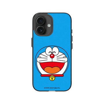 iPhone 16 Clear (相機按鈕) 酷墨灰 - 哆啦A夢 Doraemon - 哆啦A夢開心款