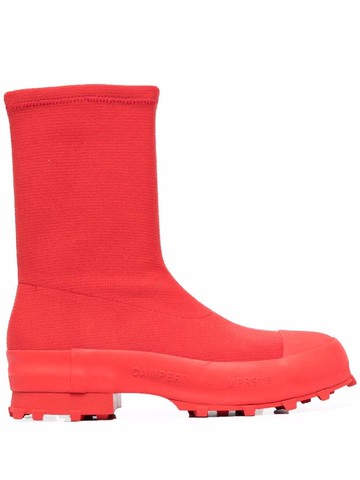 CamperLab - ridged-sole boots - men - TENCEL™/Recycled Polyester/Rubber - 43 - Red