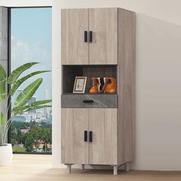 MUNA家居  夏莉2.5X6.3尺四門高鞋櫃(F824)   75X40X190cm