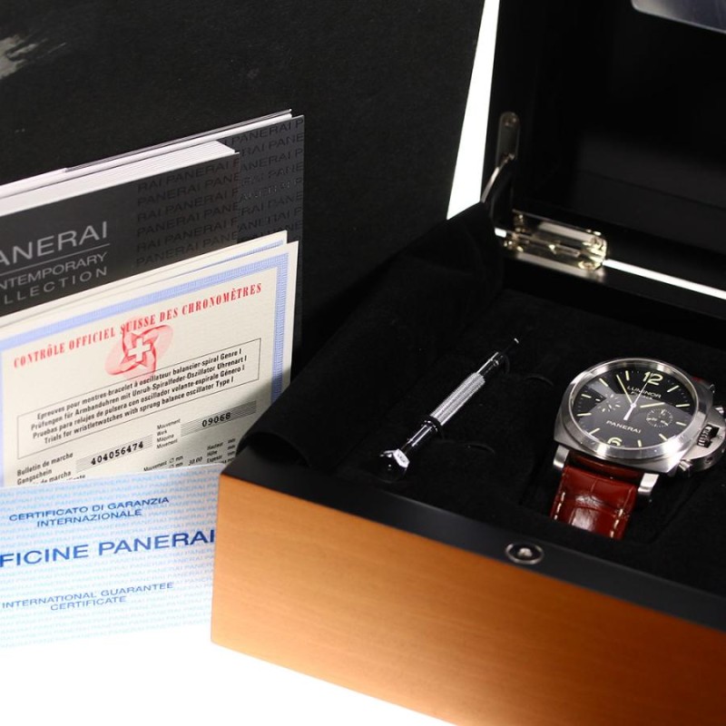 ☆箱・保証書付き【PANERAI】パネライ ルミノール 1950 フライバック クロノグラフ PAM00361 自動巻き メンズ_705841 |  LINEショッピング