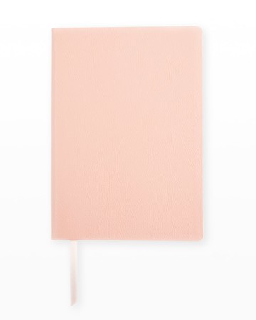 Monogrammed Leather Bound Executive Notebook