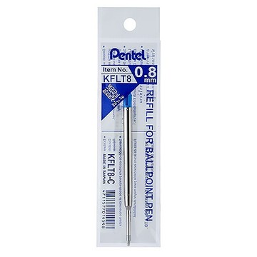 Pentel 飛龍 0.8mm 金屬筆專用原子筆芯 12支入/盒〖KFLT8〗