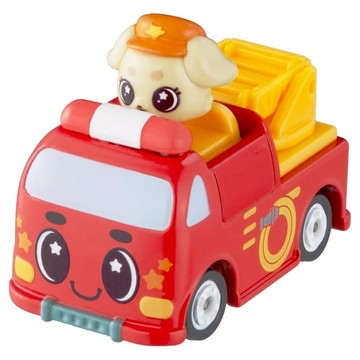 TAKARA TOMY TOMICA 多美小汽車 GO! GO! Bikuruzu  狗狗Moko 紅色  6 × 4 × 4cm  1個