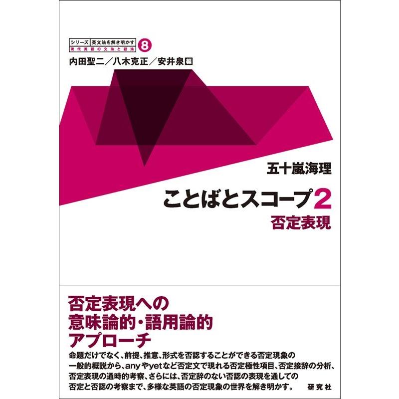 ことばとスコープ 否定表現