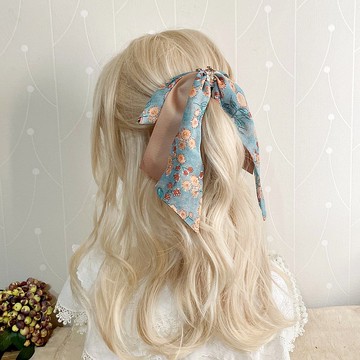 法式絲巾式香蕉夾/抓夾 髮圈 馬尾夾 髮夾 仙女夾 鯊魚夾 彈簧夾