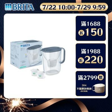 【BRITA官方】 Style Essential純淨濾水壺3.6L+MXPRO全效型濾芯1入 (共2芯)
