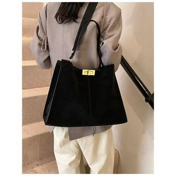 跨境復古磨砂包包女2026新款大容量通勤單肩腋下包斜挎通勤托特包