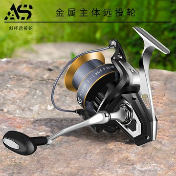 亞馬遜海釣輪AC全金屬漁輪紡車輪錨魚輪漁線輪遠投輪壹件代發鑫弘-戶外運動