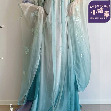 【重工刺繡】原創漢服 唐制齊胸破裙 大袖衫 春夏款 日常改良 仙氣飄逸 原創設計 花語畔品牌 如畫系列