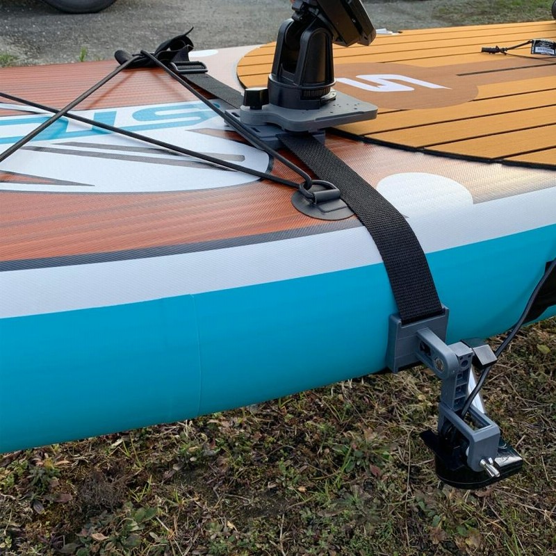 SUP(サップ)用魚探マウント ストラップ オン トランスデューサー