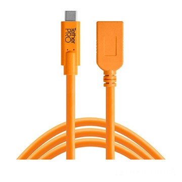 Tether Tools CUCA415-ORG Pro 傳輸線USB-C TO USB A延長線 (公司貨)