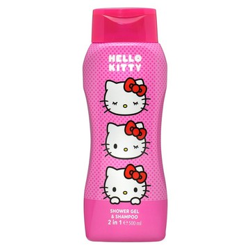 Hello Kitty 凱蒂貓 2合1沐浴洗髮精  1個  500ml