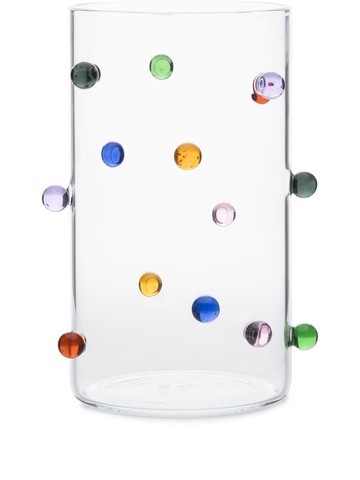 Maison Balzac - Pomponette glass vase (21cm) - unisex - glass - One Size - Neutrals
