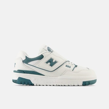 New Balance 550 [PHB550BI] 中童 運動休閒鞋 復古鞋 魔鬼氈 舒適 白 綠