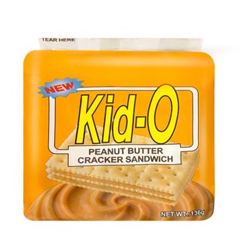 Kid-O 三明治餅乾-花生風味(136g)
