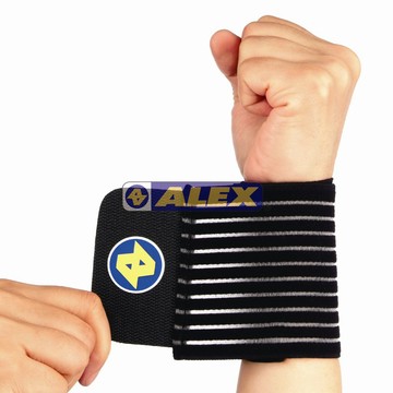 【教練先生】ALEX 丹力 調整型繃帶護腕 台灣製造 護腕 手腕 T-63