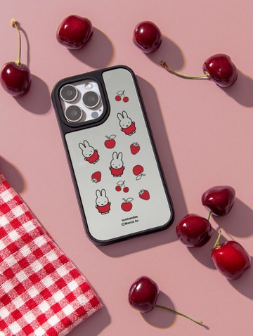 【Pinkoi x miffy】Apples,Cherries&miffy 鏡面MagSafe手機殼