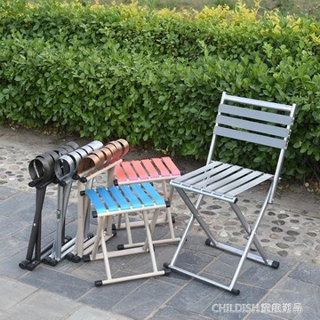 戶外便攜折疊椅子加厚小馬紮釣魚椅子折疊凳子結實家用小板凳靠背