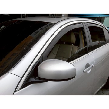 INFINITI無限 G25 / G35 / G37 2007-2015年專用崁入式晴雨窗【短截款】比德堡 內崁 嵌入