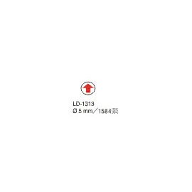 【龍德】 LD-1313自粘性標籤 5mm/包【APP滿額下單4%點數(單一帳號最高1500點)】5/31止