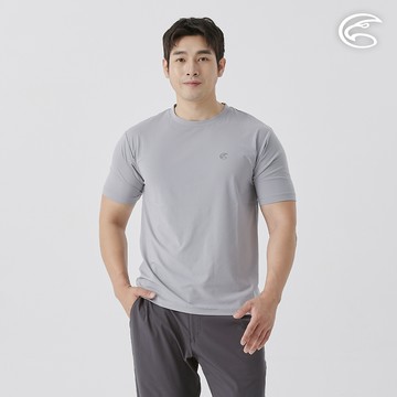 ADISI 男彈性乾爽快排上衣 AL2511062 中灰 (S-2XL)｜吸濕排汗 快乾 排汗衣