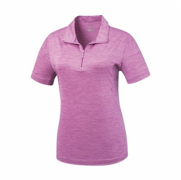 【【蘋果戶外】】山林 51P02 93 紫羅蘭 女 膠原蛋白透氣排汗衣 POLO衫 短上衣 吸濕快乾拉鍊式立領 春夏 Mountneer