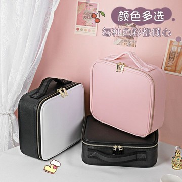化妝包 化妝箱✨化妝包女便攜手提大容量多層化妝品收納包美甲美容工具包ins風✨227