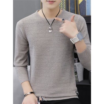 百搭長袖T恤修身上衣服針織衫