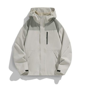 【巴黎精品】現貨+預購 衝鋒衣防風外套-連帽拼色旅游登山男女夾克12色a1gw20