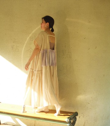 貝貝 |  洋裝  鶯茶