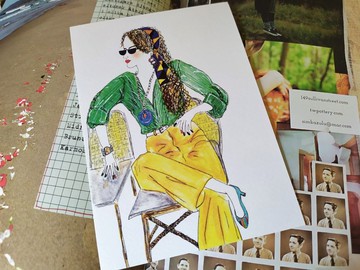 Postcard/萬用明信片/明信片/手繪