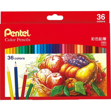 Pentel 飛龍 CB8-36TH 彩色鉛筆 (36色裝)【APP滿額下單10%點數(單一帳號最高5000點)】1/31止