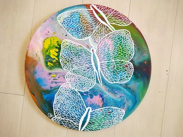 蝴蝶繪畫－像蝴蝶一樣生活 9