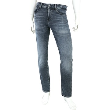 BOSS Regular Fit Re.Maine 灰深藍刷色直筒牛仔長褲(男款)