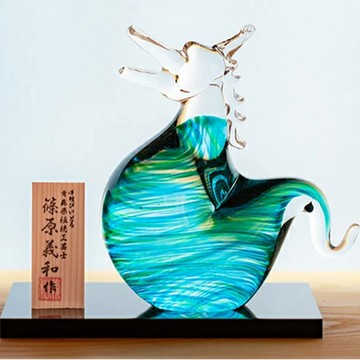 日本 ADERIA 日本製津輕手作2024龍年限定青龍開運飾品 小