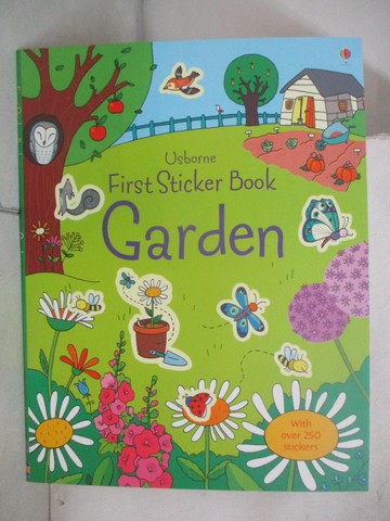 【書寶二手書T6／少年童書_DGG】First Sticker Book: Garden_Lucy Bowman