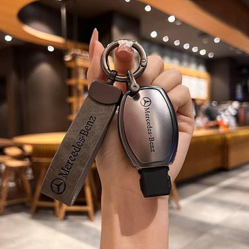 Benz賓士c260l鑰匙套 cla cls amg c43 c63 glc gle slk 匙包殼扣 A21