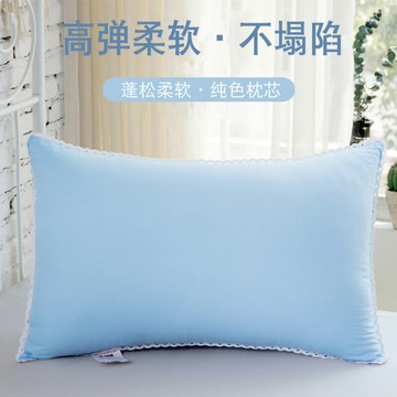 年新款水洗棉枕芯一對裝家用不塌陷不變形夏單人學生宿舍枕頭