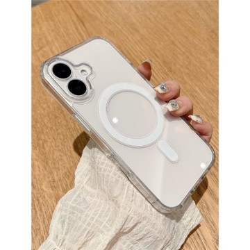 magsafe磁吸支架適用iphone16手機殼新款15plus透明12蘋果14promax氣囊max防摔11保護套78簡約高端13保護鏡頭