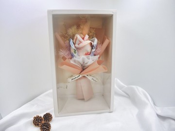 有錢花 永生花 玫瑰 鈔票花盒  鈔票花束