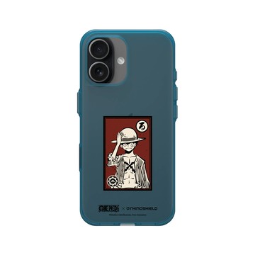 iPhone 17 Clear (相機按鈕) 夜幕藍 - 航海王 One Piece - 角色畫框系列-魯夫